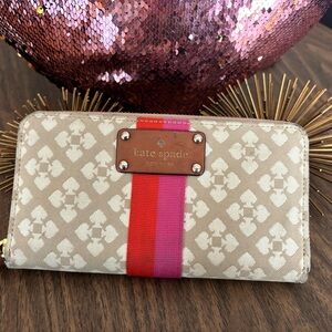 Lightly loved Authentic Kate Spade patterned wallet